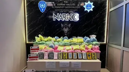 ضبط 230 كيلوغرامًا من المخدرات في كابيكولي بولاية أدرنة ضبط 230 كيلوغرامًا من المخدرات في كابيكولي بولاية أدرنة