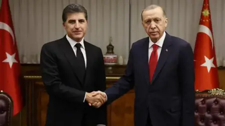 أردوغان يستقبل رئيس إقليم كردستان 