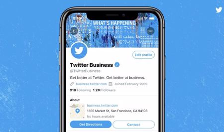 "تويتر" شكل جديد للملف الشخصي للشركات وصنّاع المحتوى
