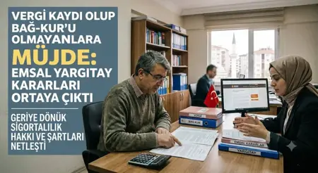 سوابق قضائية تتيح للمسجلين ضريبياً استعادة سنوات Bağ-Kur