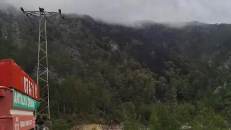 السيطرة على حريق غابات في منطقة ألانيا بولاية أنطاليا