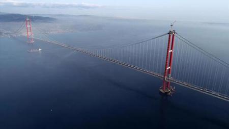 الإعلان عن موعد  افتتاح جسر "جناق قلعة" في تركيا