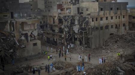 العثور على 245 جثة في يوم واحد في مدينة درنة الليبية