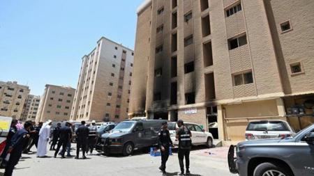 بينهم أجانب.. مصرع 49 شخصًا جراء حريق مروع بالكويت