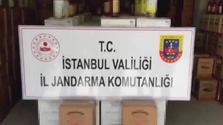 ضبط 8 طن من الكحول المزيفة في اسطنبول