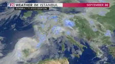 أمطار خفيفة وغيوم متفرقة تغطي تركيا اليوم