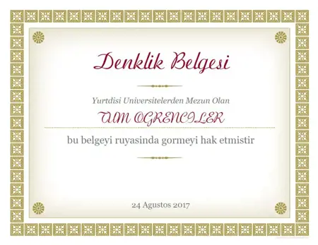 كل ما يخص معادلة "الشهادات الجامعية" في تركيا