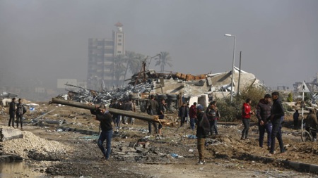 ارتفاع حصيلة شهداء الحرب على غزة إلى 25105 