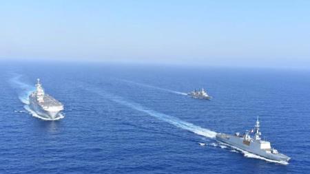 فرنسا واليونان تجريان مناورات عسكرية مشتركة في بحر إيجه