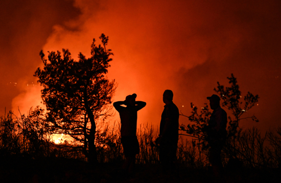 إخلاء 600 شخص بسبب حرائق الغابات في أزمير
