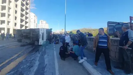 إصابة 33 شخصًا جراء حادث مروع في قيصري