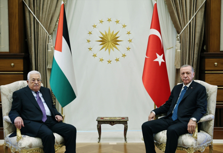 أردوغان يؤكد على دعم تركيا الكامل للقضية الفلسطينية