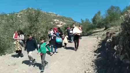 القبض على 42 مهاجرًا غير شرعي في تشاناكالي