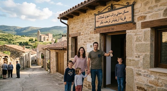 قرية إسبانية تمنح سكناً مجانياً وراتباً شهرياً لجذب السكان