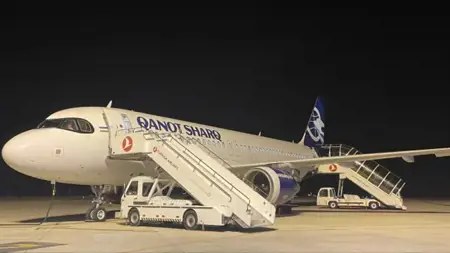 هبوط اضطراري لطائرة ركاب أثناء رحلتها من اسطنبول إلى أوزبكستان هبوط اضطراري لطائرة ركاب أثناء رحلتها من اسطنبول إلى أوزبكستان