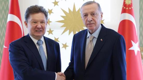 بشرى سارة: أردوغان يستقبل رئيس شركة الطاقة الروسية "غازبروم"
