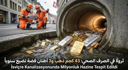 ثروة في الصرف الصحي: 43 كجم ذهب و3 أطنان فضة تضيع سنوياً
