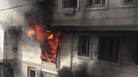 حريق مهول في مبنى سكني في إسنيورت.. مصرع طفل وإصابة 4 آخرين