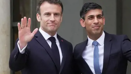 الرئيس الفرنسي ورئيس الوزراء البريطاني يناقشان آخر التطورات في غزة