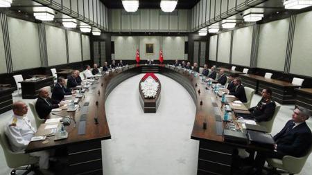 اجتماع مجلس الأمن التركي لمناقشة قضايا ساخنة