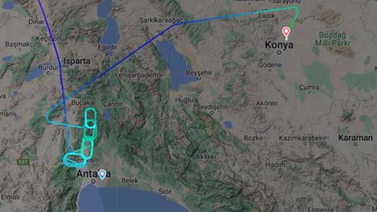 تركيا: طائرة ركاب تعجز عن الهبوط في مطار أنطاليا وتحلق لمدة ساعتين