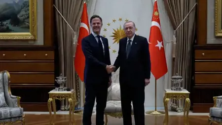 أردوغان يستقبل الأمين العام للناتو روته في أنقرة