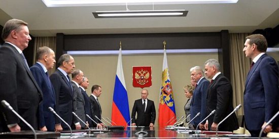 الرئيس الروسي يعقد اجتماعا رفيع المستوى لمجلس الأمن يوم الاثنين