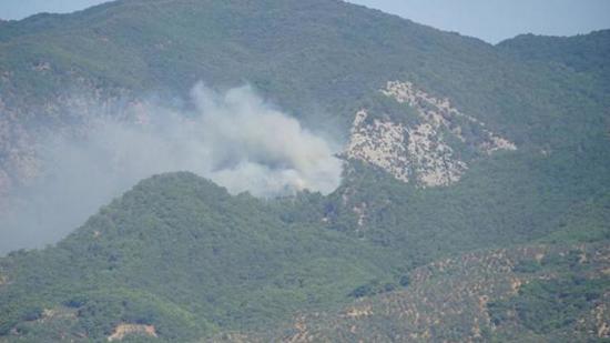 اندلاع حرائق في نقطتين مختلفتين في  جبال كاز 