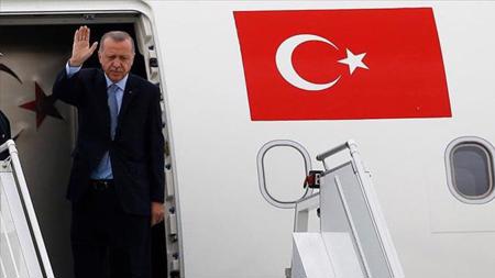 أردوغان يغادر إيران عائدا إلى تركيا في ختام زيارته رسمية
