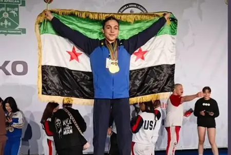 3 ذهبيات وفضية.. السورية ميرغان حجي تتألّق في بطولة العالم للقوة البدنية