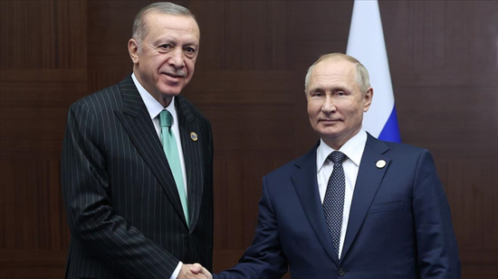 للمرة الثانية بوتين يشيد بأردوغان ويصفه  بالرجل الذي يفي بوعده