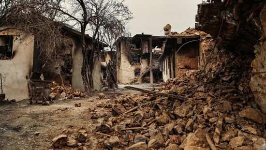 الكشف عن حجم أضرار الحرائق بولاية ألانيا التركية 