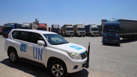 103 شاحنة مساعدات إنسانية من الأمم المتحدة إلى إدلب