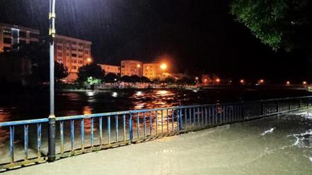 ولاية سامسون التركية تشهد فيضانات غزيرة