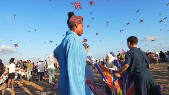 مهرجان للطائرات الورقية يُقام في جنوب لبنان