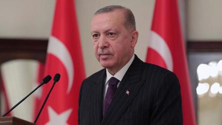 أردوغان يرسل برقية تعزية لأسرة أحد شهداء عملية قفل المخلب