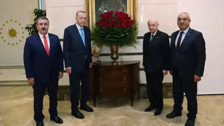 أردوغان بخير.. دولت بهجلي في زيارة إلى الرئيس التركي أردوغان بخير.. دولت بهجلي في زيارة إلى الرئيس التركي