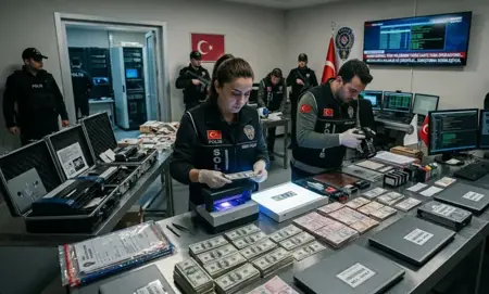 ضربة لشبكة التزوير.. 9 موقوفين في 6 ولايات تركية
