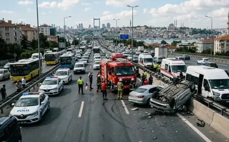 حادث مروع على طريق إسطنبول