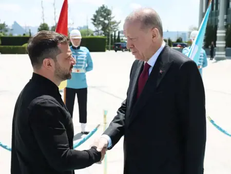 بدء اللقاء بين الرئيس أردوغان ونظيره الأوكراني 