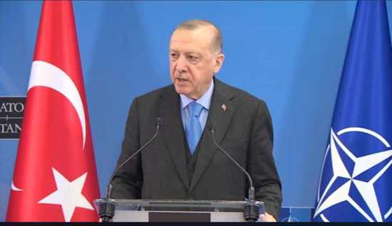 كلمة الرئيس أردوغان في القمة الطارئة لزعماء دول حلف "الناتو"