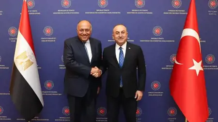 أبرز الملفات المتناولة خلال اجتماع وزير الخارجية التركي بنظيره المصري
