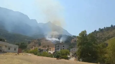 مانيسا.. حريقٌ حرجيّ في قضاء شهزاده لر تتصدّى له فرق جوّية وبرّية