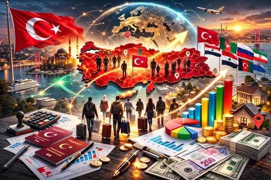 إحصاء رسمي: 1.52 مليون أجنبي يقيمون في تركيا بنهاية 2025