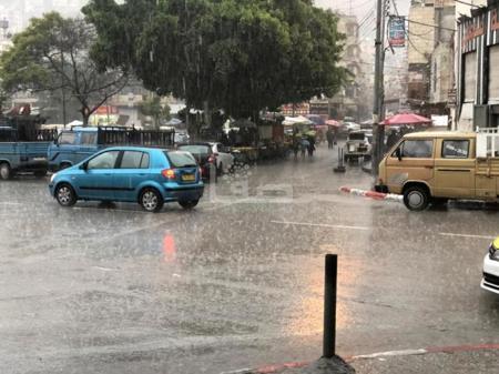 العاصفة "دانيال" تضرب فلسطين وتساقط أمطار غزيرة على قطاع غزة