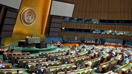 بالأغلبية الساحقة.. الجمعية العامة للأمم المتحدة تقر حق الشعب الفلسطيني بتقرير مصيره
