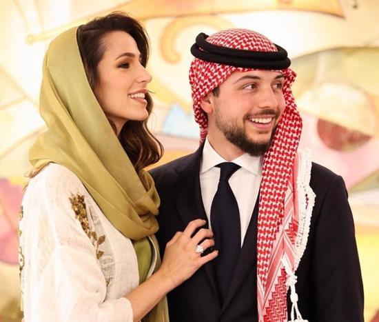الإعلان عن موعد زفاف ولي عهد الأردن والسعودية رجوة آل سيف