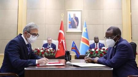  توقيع 7 اتفاقيات بين تركيا وجمهورية الكونغو الديمقراطية