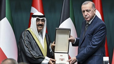 أردوغان وأمير الكويت يوقعان 6 اتفاقيات بين البلدين