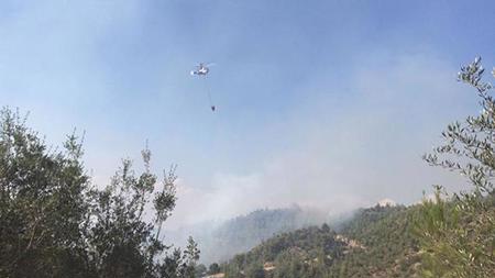 أنطاليا.. حرائق الغابات تمد نحو المنازل ووزير الزراعة يهرع إلى المنطقة